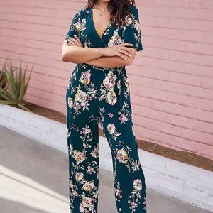 Maurice’s Floral jumpsuit, size XL